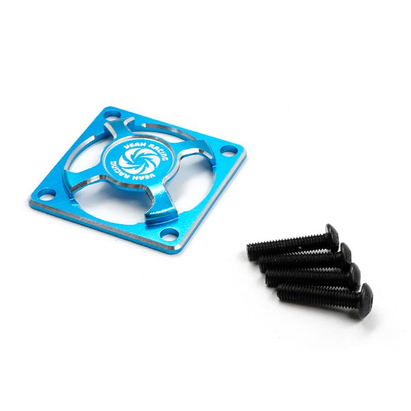 Yeah Racing Aluminum 30x30mm Fan Protector Blue
