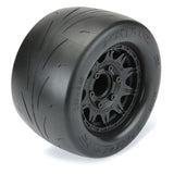 Proline 1/10 Prime Front/Rear 2.8In Street Mt Tires Mounted 12mm Blk