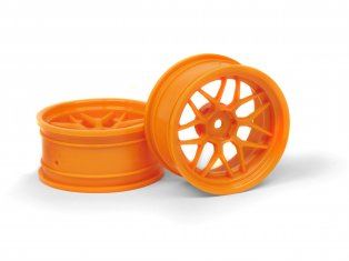 HPI Tech 7 Wheel Orange (6mm/2Pcs)