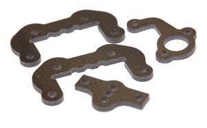 Schumacher S1 Mounts; Strg and Upper Link - Mi4LP-Race