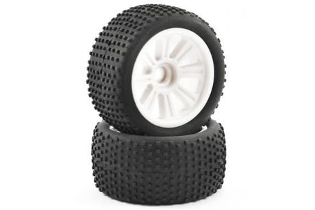 FTX COMET TRUGGY FRONT MOUNTED TYRE & WHEEL WHITE
