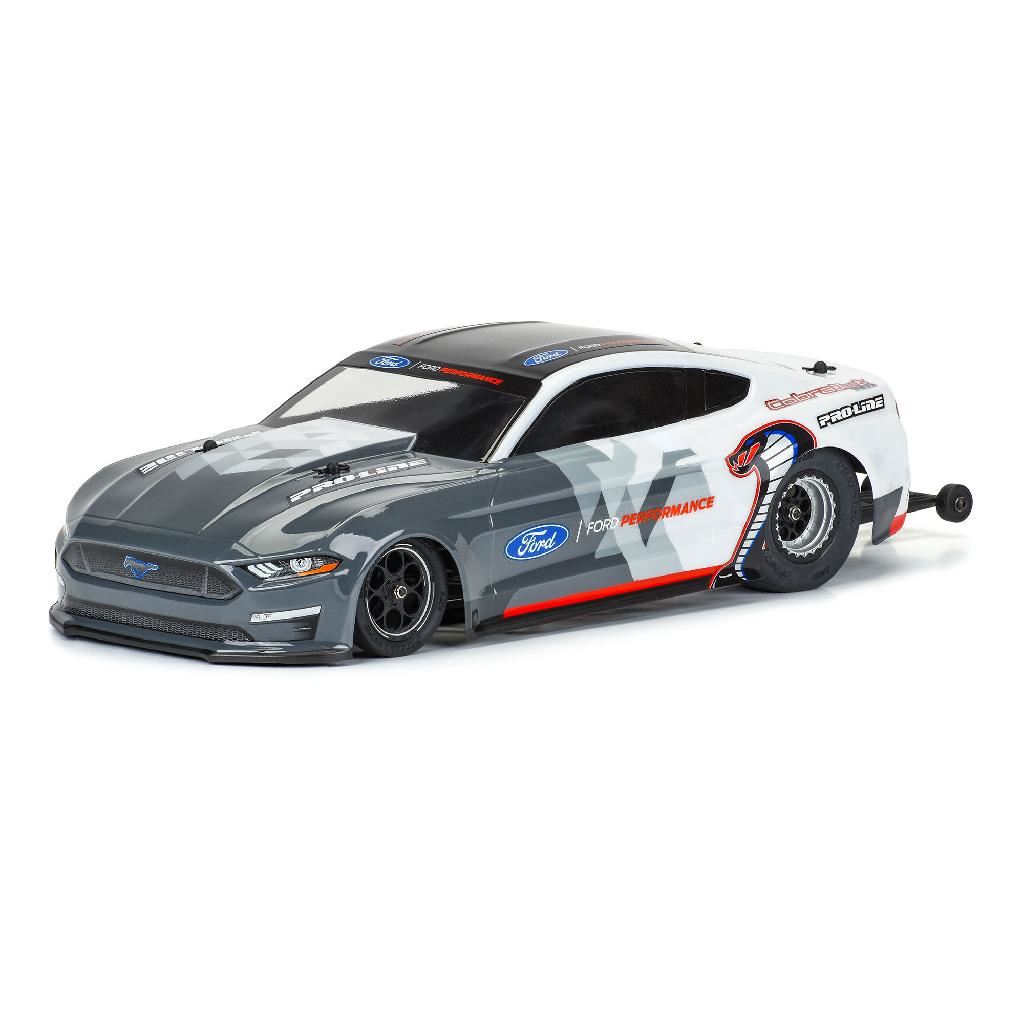 Proline 1/16 2021 Ford Mustang Cobra Jet Clear Body: Losi Mini Drag