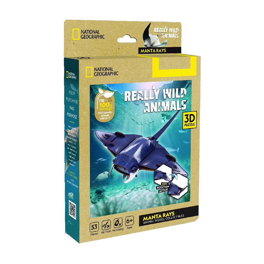 Cubicfun Manta Ray (53 Pieces)