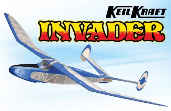 Keil Kraft Invader Kit - 40" Free-Flight Towline Glider (A-KK1020)