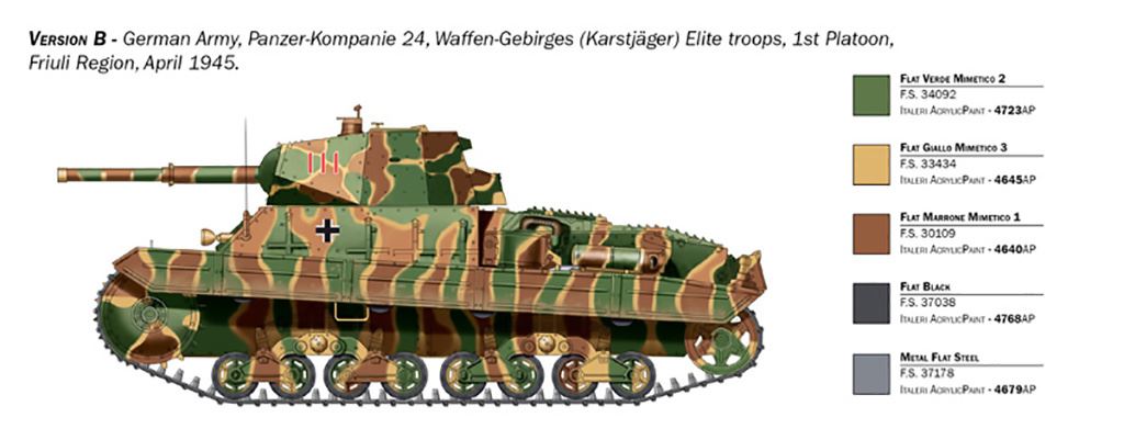 Italeri Carro Armato P40