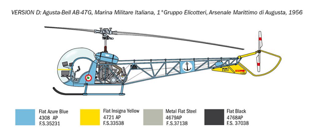 Italeri OH-13 Sioux Corean War