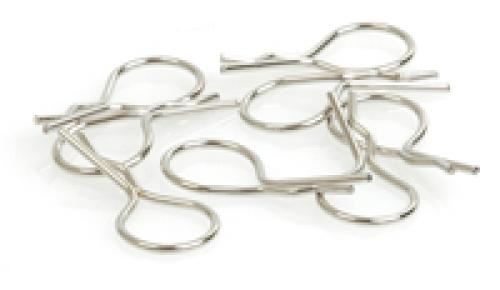 Schumacher Big Body Clip 1/10 - Silver (8)