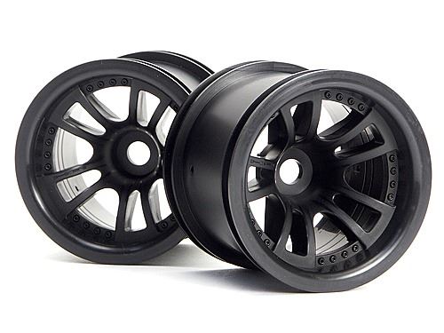 HPI Split 5 Truck Wheel (Black/2Pcs)