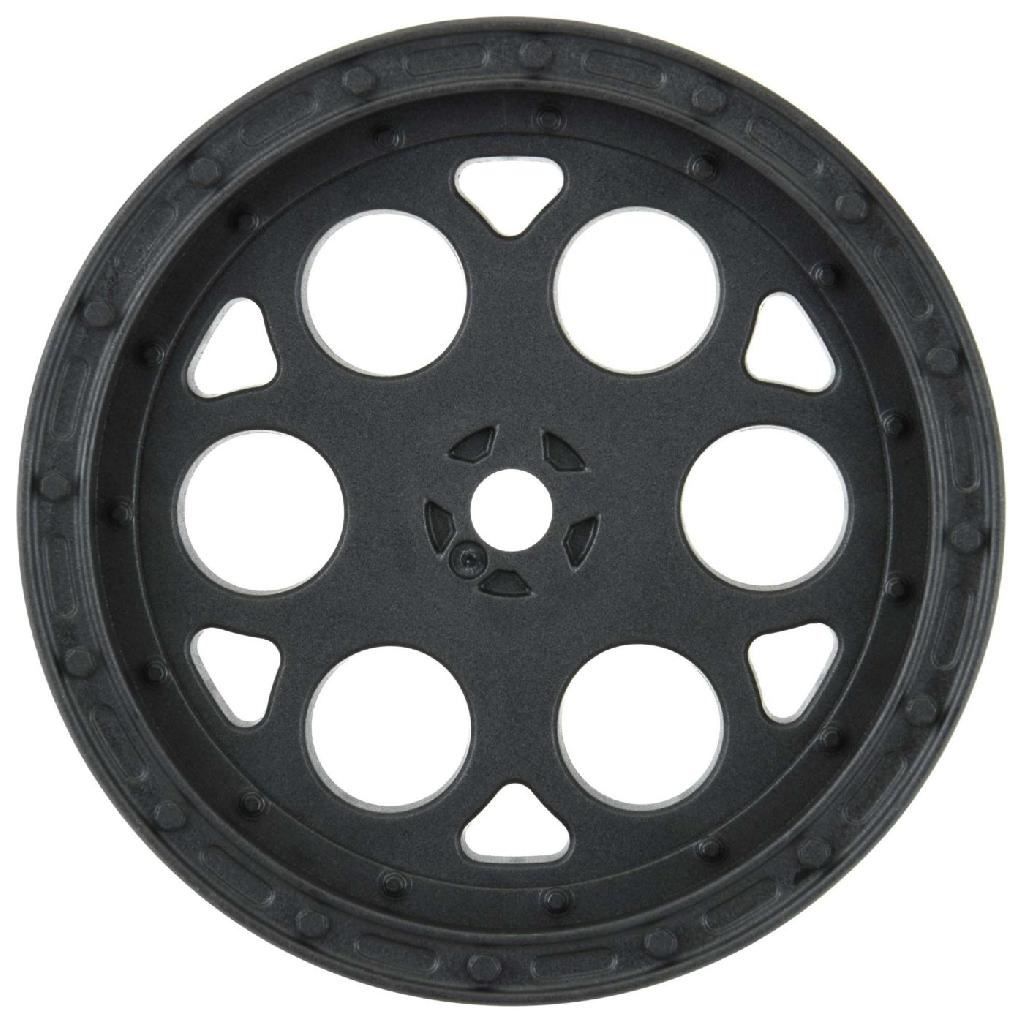 Proline 1/10 Showtime Front 2.2In 12mm Sprint Car Wheels (2) Black