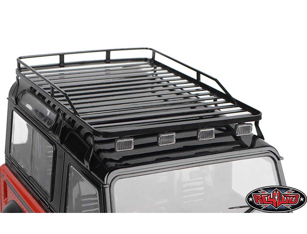 Rc4Wd Roof Rack With Lights For Gelande Ii D90/110