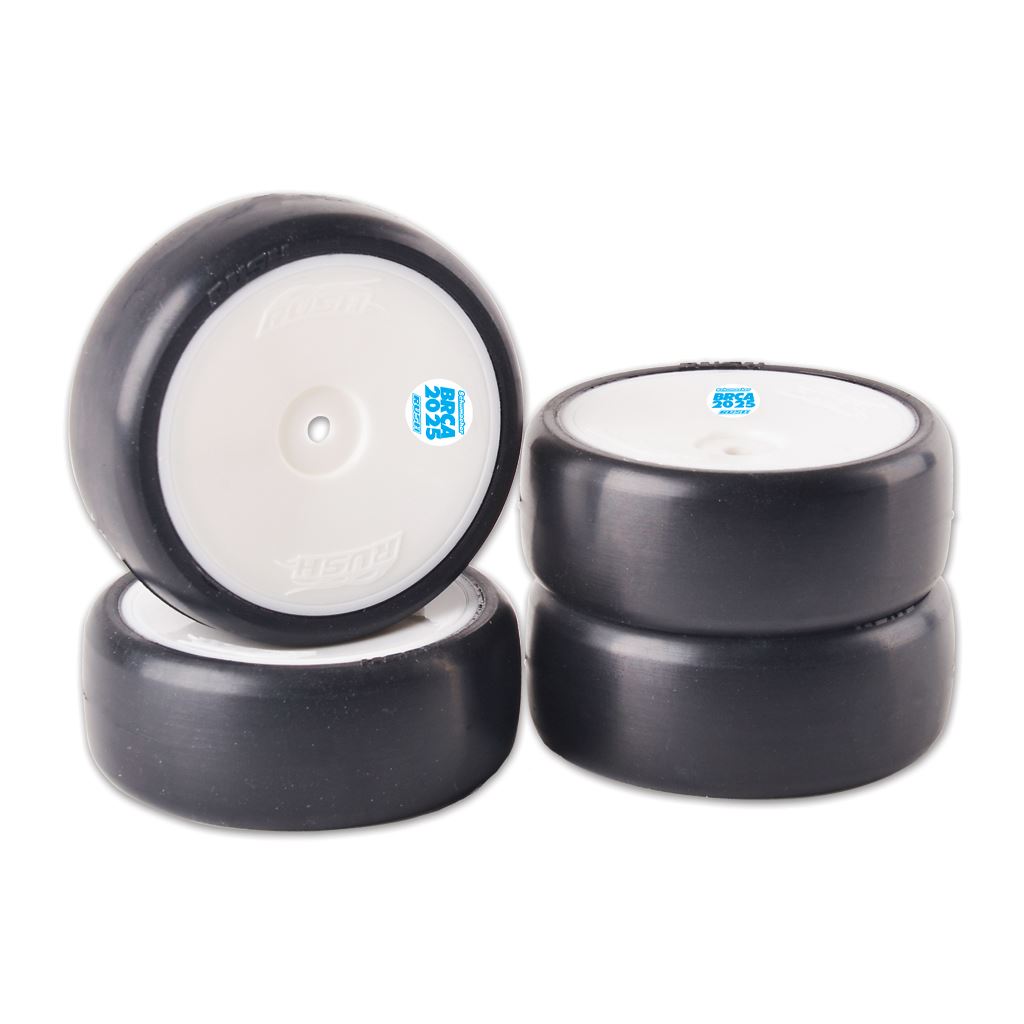 Rush Pre-Glued Tyres Spc36Mr2 Brca 2025 - 4Pcs