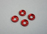 M4 Flat Head Washer (4) Red