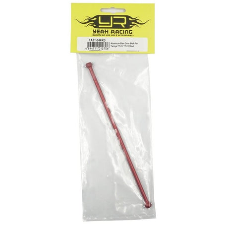 Yeah Racing Aluminum Main Drive Shaft For Tamiya TT-01/ TT-01E Red
