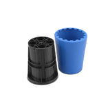 Exo 1/10th Shock Stand and Cup-Black-Blue