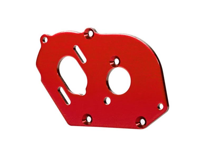 Traxxas Aluminium Motor Plate (Red) 4mm Thick