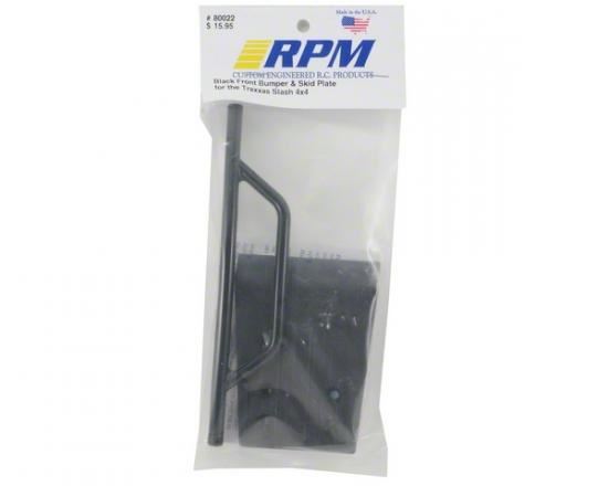 RPM Front Bumper & Skid Plate For Traxxas Slash 4X4 - Black