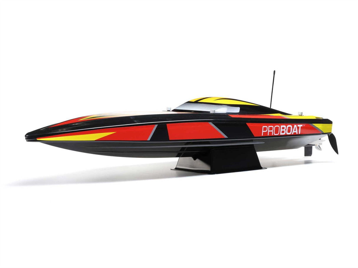 ProBoat Sonicwake 36in Self-Righting Brushless Deep-V RTR, Black