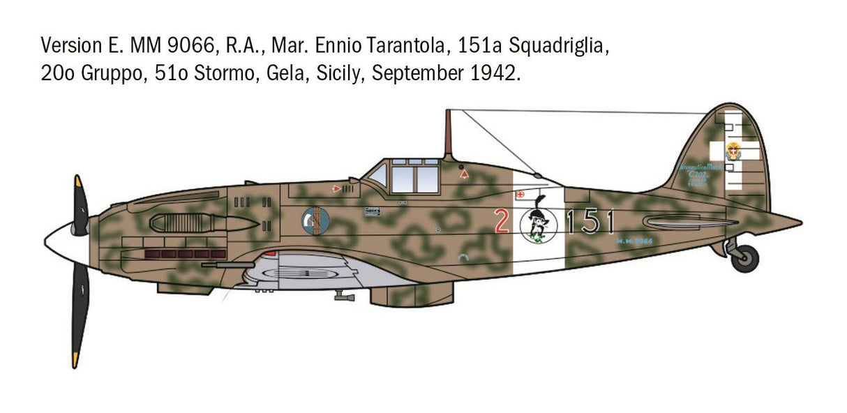 Italeri Mc.202 Folgore Aces