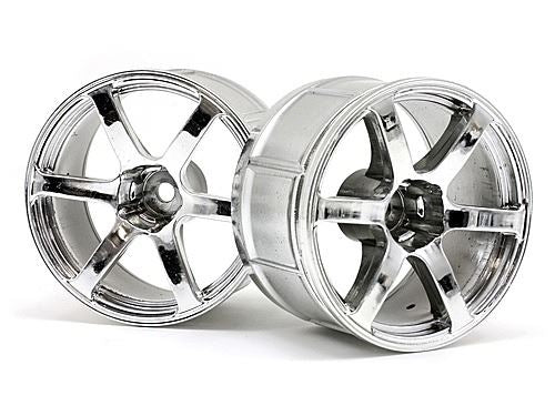 HPI Lp35 Wheel Yokohama Avs Model T6 Chrome (2Pcs)