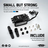 Yeah Racing Aluminium Case 10Kg Hackgear Low Profile Digital Servo For 1/10 Rc (Tamiya Hpi Kyosho)
