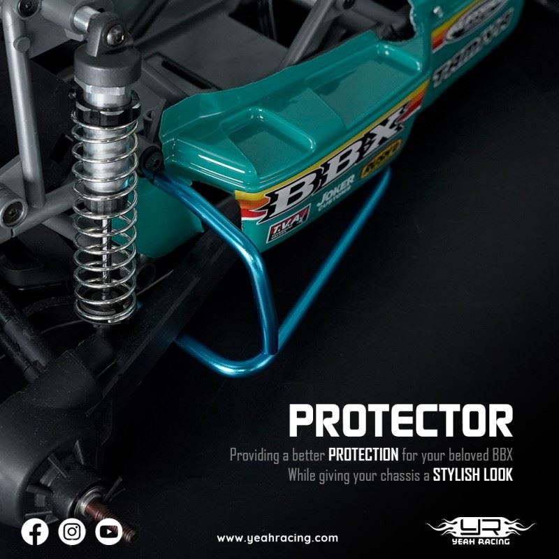 Yeah Racing Aluminum Side Bumper For Tamiya Bbx (Bb-01)