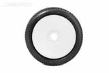 Jetko J Zero Composite Ultra Soft 1:8 Buggy Tyres White Wheels (2)
