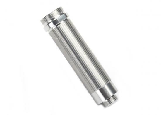 TRAXXAS Body, GTR shock, 64mm, silver aluminum (Fr, threaded)