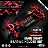 Yeah Racing Aluminum Main Shaft Bearing Holder Set For Tamiya Tt02 Series