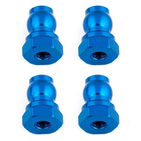 TEAM ASSOCIATED SHOCK BUSHINGS 10 MM BLUE ALUMINUM
