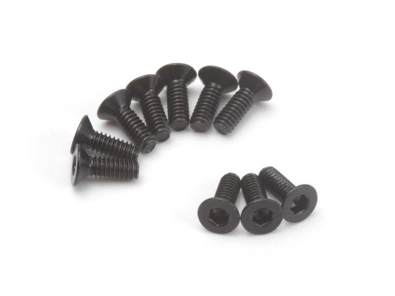 Flat Head Screw M2X6Mm (Hex Socket/10Pcs)