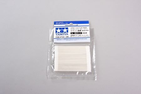 Tamiya TAMIYA COTTON SWAB (Round Xtra Small x 50)