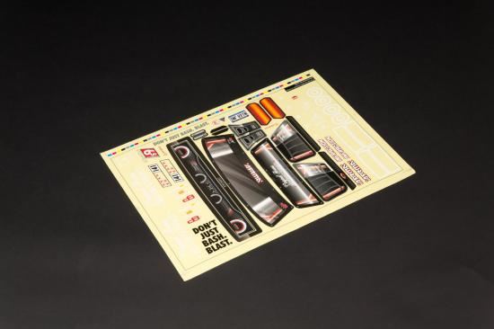 Arrma Infraction 6S BLX Clear Bodyshell (inc. Decals)