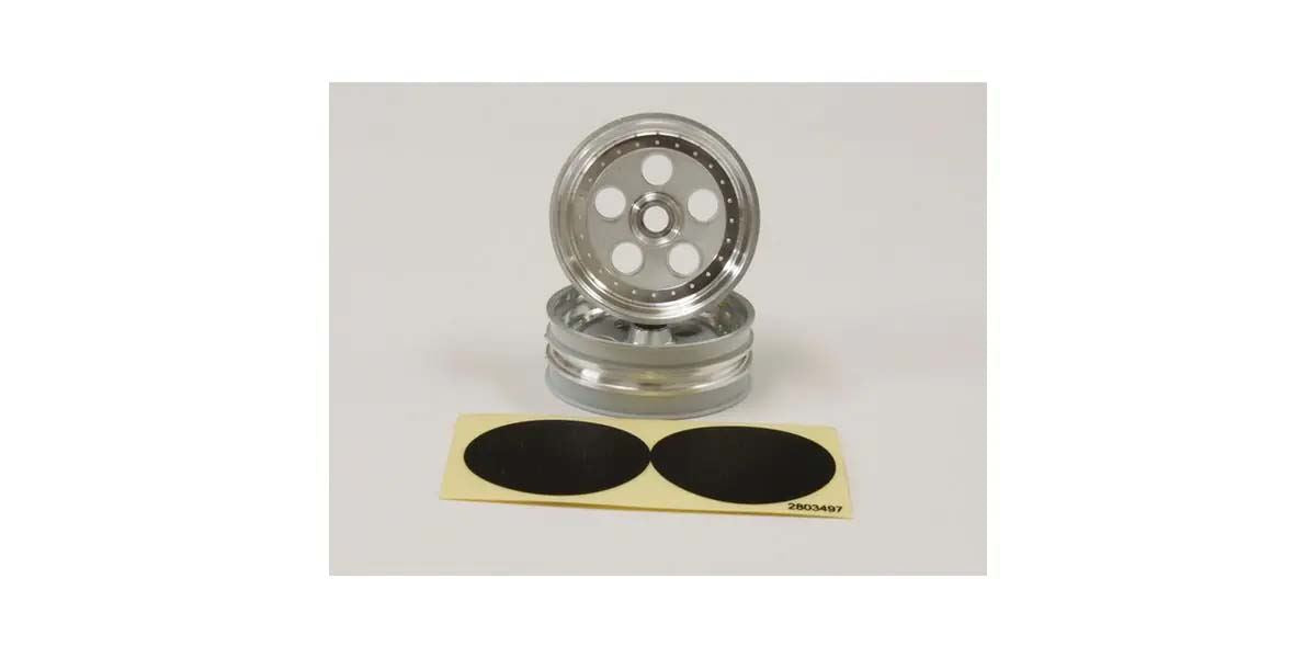 Kyosho Tomahawk Satin Chromed Front Wheel 2.0 Inches (2)