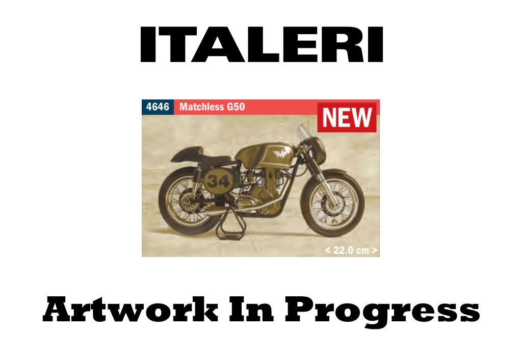 Italeri Amc Matchless G50 British Motorcycle