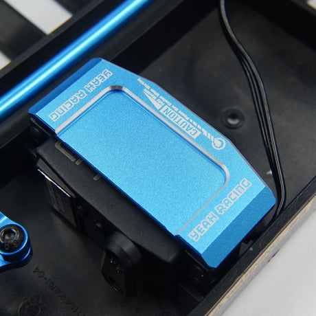 Yeah Racing Aluminum Servo Mount For Tamiya TT01 TT01E TT01D Blue