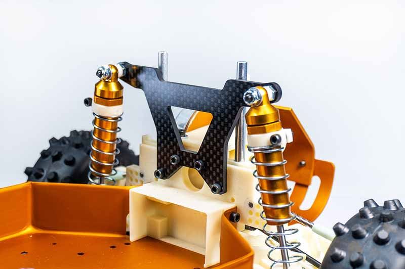 Koswork Team Ae Rc10 Carbon 3Mm Rear Shock Tower