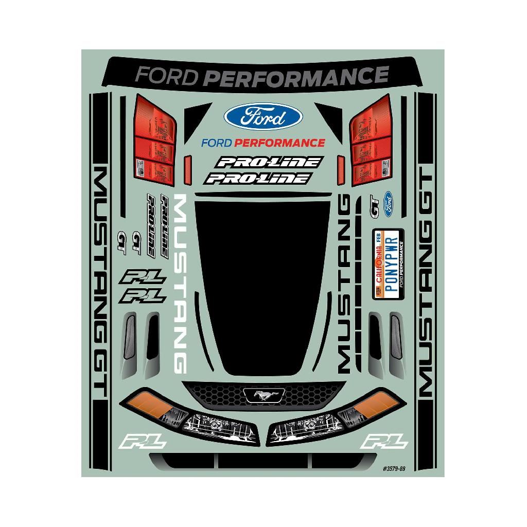 Proline 1/10 1999 Ford Mustang Clear Body: Drag Car