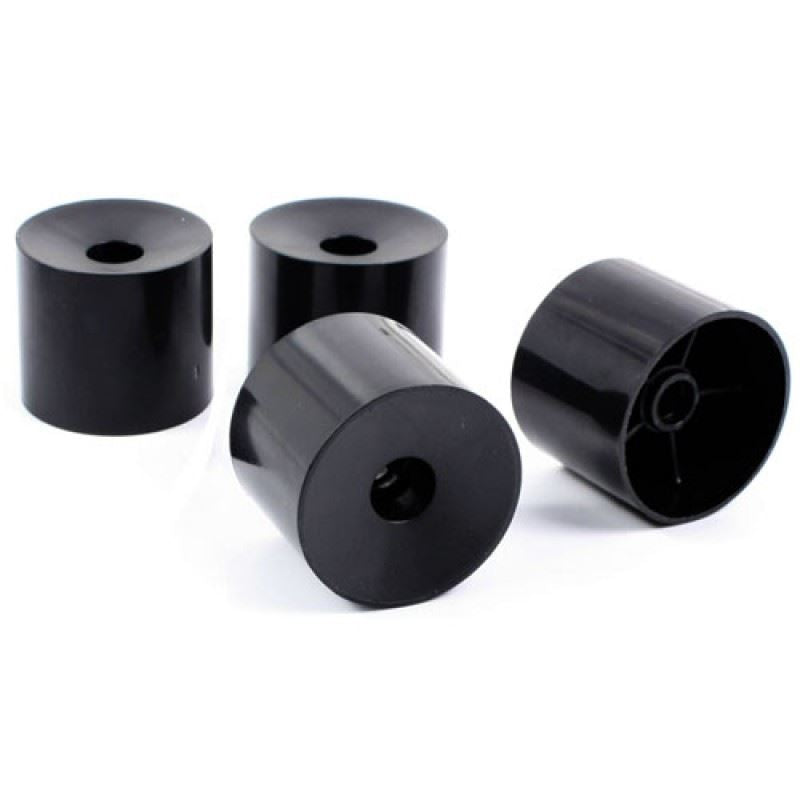 Yeah Racing F1 Front Racing Dish Wheel Set (4pcs) Black for Tamiya F103