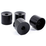 Yeah Racing F1 Front Racing Dish Wheel Set (4pcs) Black for Tamiya F103