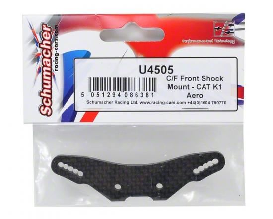 Schumacher C/F Front Shock Mount - CAT K1 Aero