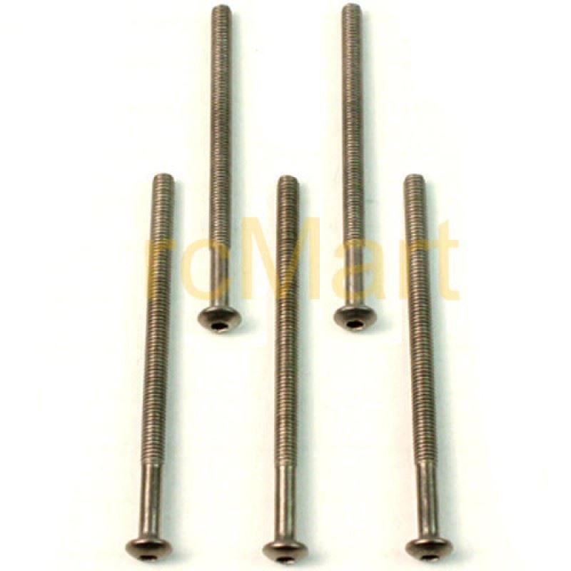 Yeah Racing Titanium Hex Socket Button Head Screws M3 x 48mm 5pcs