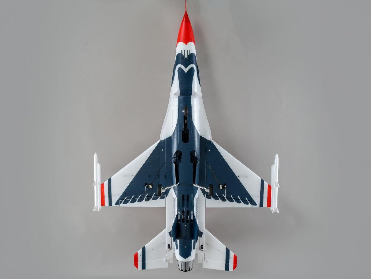 E Flite F-16 Thunderbirds 70mm EDF Jet BNF Basic with AS3X and SAFE