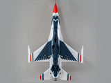 E Flite F-16 Thunderbirds 70mm EDF Jet BNF Basic with AS3X and SAFE