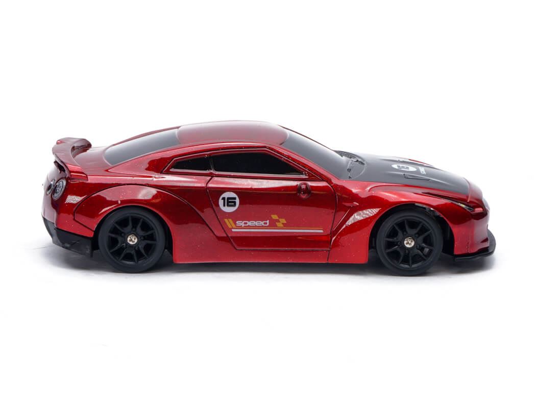 E-Zee Rc 1/43 Lighting Gtr 4Wd Drift Car With Gyro - Red