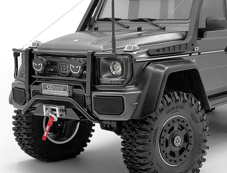 RC4WD COMMAND FRONT BUMPER W/WHITE LIGHTS FOR TRAXXAS MERCEDES-BENZ G63 AMG 6X6