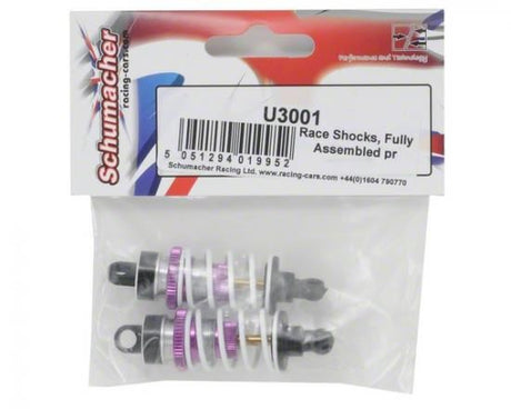 Schumacher Race Shocks; fully assembled pair