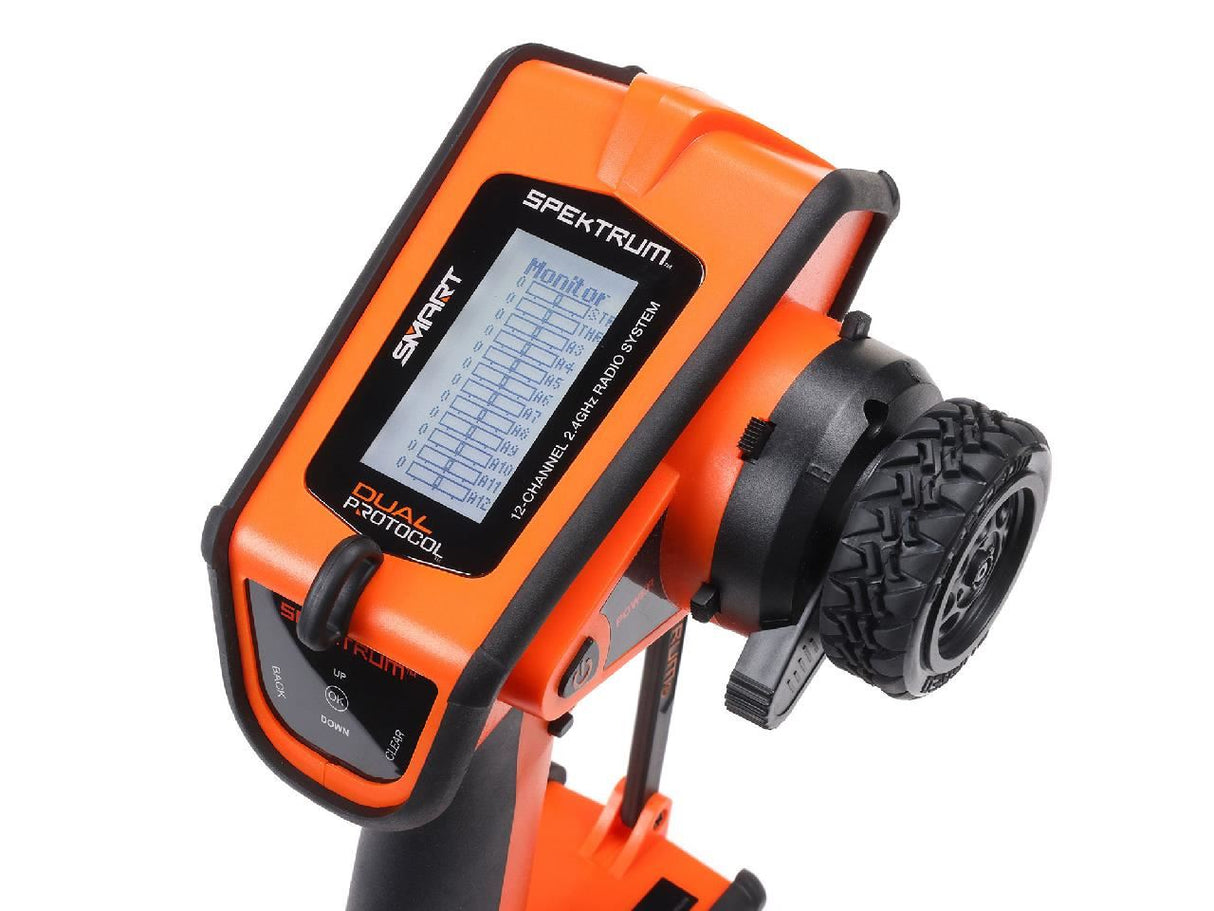 Spektrum Dx Rugged+ 12-Channel Dsmr+ Transmitter, Orange