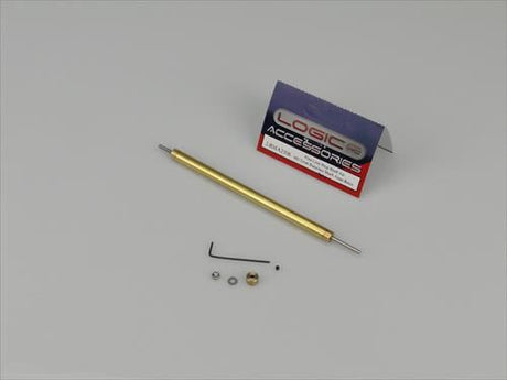 RACTIVE Fine Line Prop Shaft 4in M2/2mm Stainless 6mm dia Tube