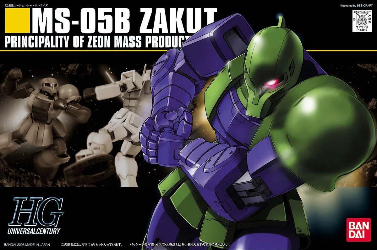 Bandai Hobby Hguc 1/144 Zaku I
