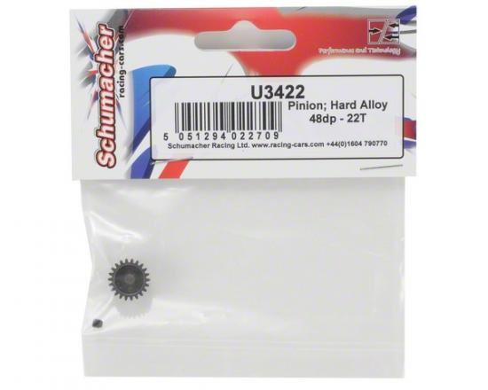 Schumacher Pinion; Hard Alloy 48dp - 22T